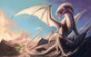 Fantasy of a Dragon - Canvas Prints