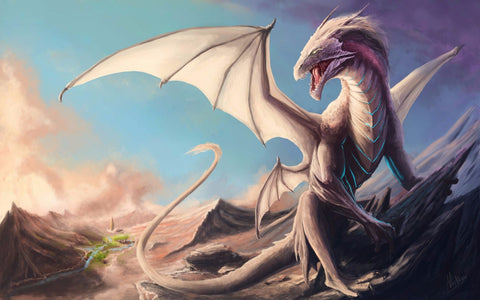 Fantasy of a Dragon - Canvas Prints