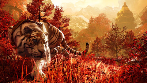 Fantasy Art - The White Tiger by James Britto