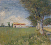 Farmhouse in a Wheatfield - Canvas Prints