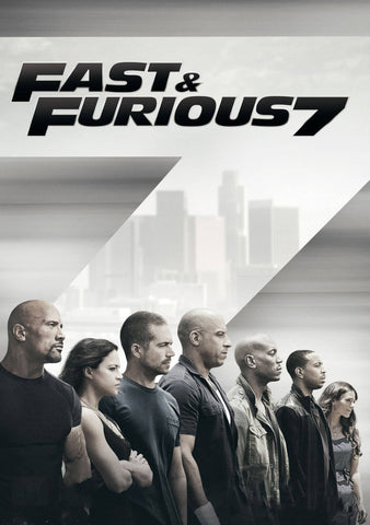 Fast \u0026 Furious 7 - Paul Walker - Vin Diesel - Dwayne Johnson - Hollywood Action Movie Poster by Brian OConner