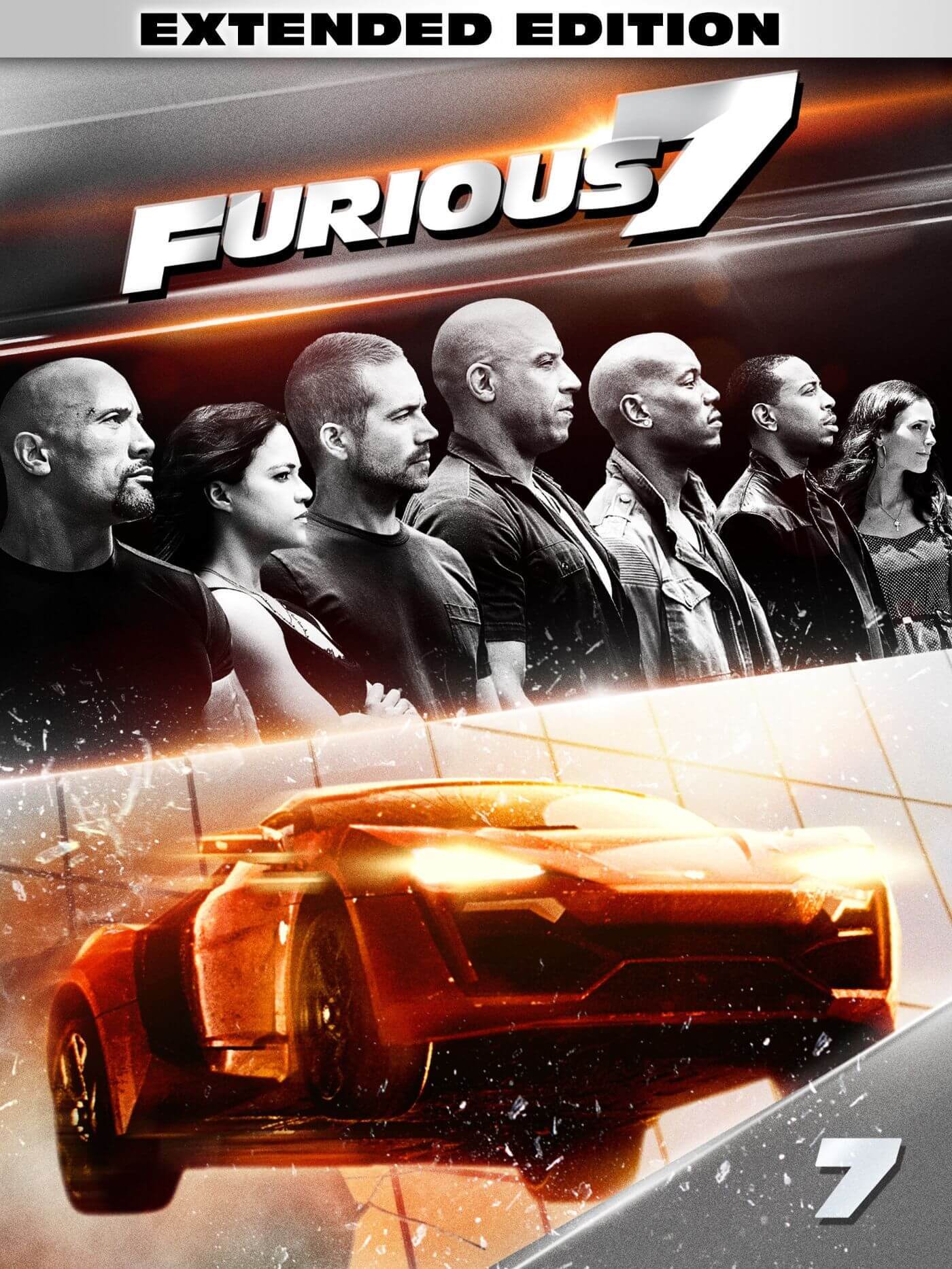 Fast & Furious 7 - Paul Walker - Vin Diesel - Dwayne Johnson