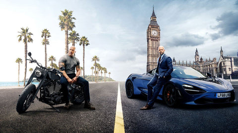 Fast & Furious Presents Hobbs & Shaw - Dwayne Rock Johnson - Jason Statham - Tallenge Hollywood Action Movie Poster - Canvas Prints