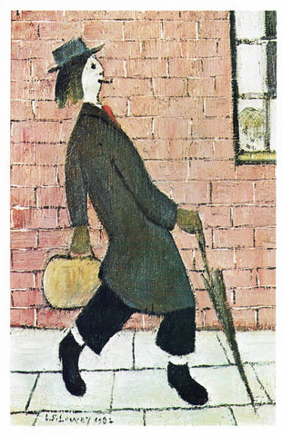 Father Going Home - L S Lowry - Framed Prints