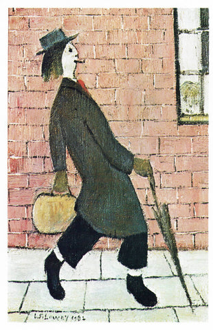 Father Going Home - L S Lowry by L S Lowry