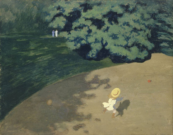 The Ball (Le ballon) - Félix Vallotton - Realism Painting - Large Art Prints