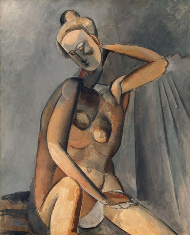 Female Nude (Femme Nue) - Pablo Picasso - Art Painting by Pablo Picasso
