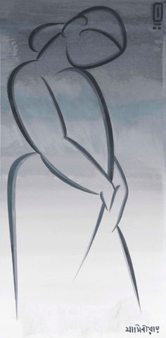 Female Figure - Jamini Roy - Large Art Prints