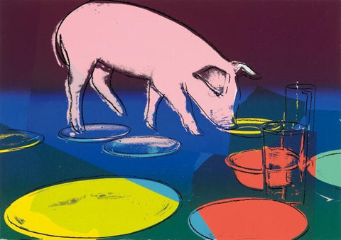 Fiesta Pig 184 - Large Art Prints