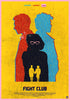 Fight Club - Brad Pitt - Ed Norton - Hollywood Cult Classic English Movie Graphic Poster - Art Prints