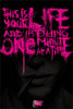 Fight Club Quote - This Is Your Life And Its Ending One Minute At A Time - Framed Prints