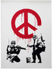 Fighting For Peace - Banksy - Framed Prints