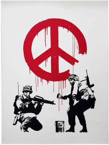 Fighting For Peace - Banksy by Banksy