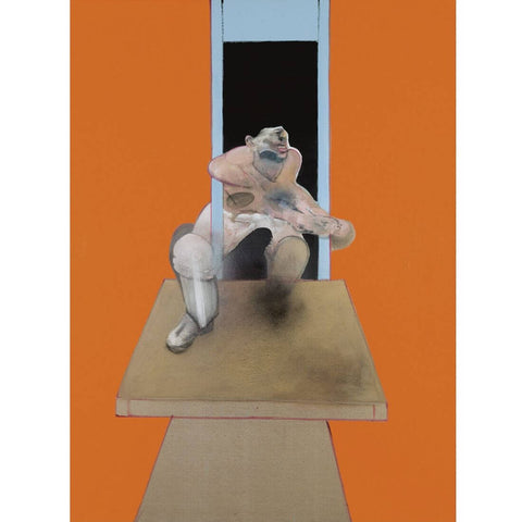 Figure In Movement – Francis Bacon - Abstract Expressionist Painting by Francis Bacon