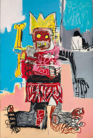 Figure (1982) - Jean-Michel Basquiat - Neo Expressionist Painting - Canvas Prints