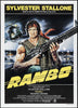 First Blood (Rambo) - Sylvester Stallone - Hollywood Action Movie - Italian Release Poster - Life Size Posters