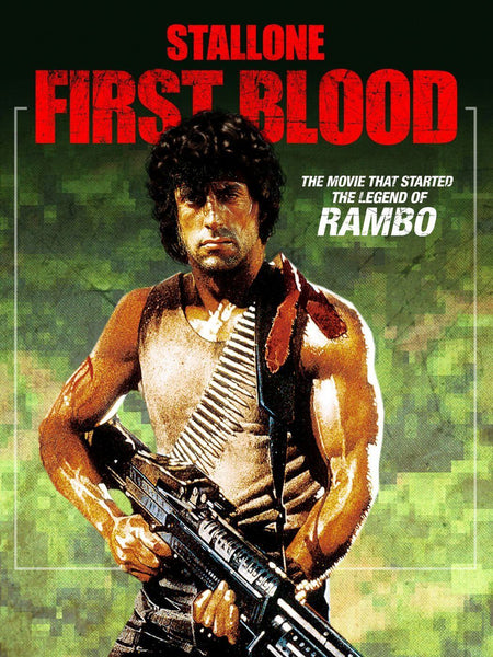 First Blood - Sylvester Stallone - Tallenge Hollywood Action Movie Poster Collection - Framed Prints