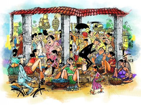 Fish Market - Large Art Prints