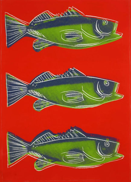 Fish (Red) - Andy Warhol - Pop Art Painting - Framed Prints