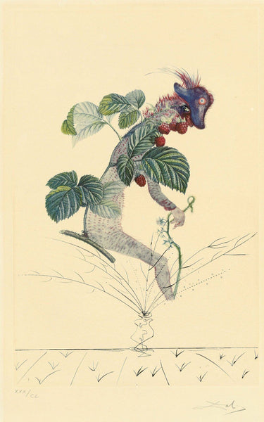 Flowers, 1948 ( Flores, 1948) - Salvador Dali Painting - Surrealism Art - Framed Prints