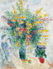 Flowers In The Light (Fleurs Dans La Lumiere)  - Marc Chagall Floral Painting - Framed Prints