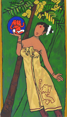 Folk Lore Kerala - IV - Posters by M F Husain