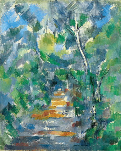 Forest Scene - Large Art Prints by Paul Cézanne