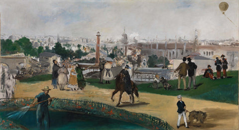 Fra Verdensutstillingen i Paris i 1867 by Édouard Manet