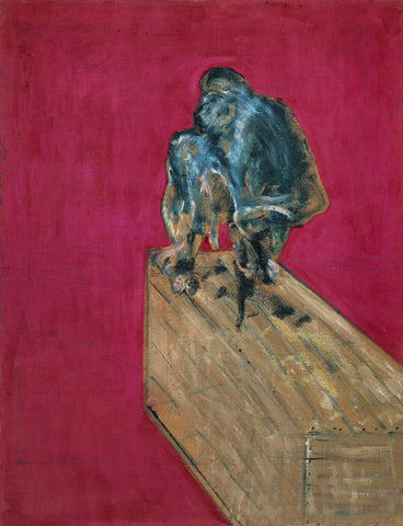 Study for Chimpanzee - Canvas Prints by Francis Bacon