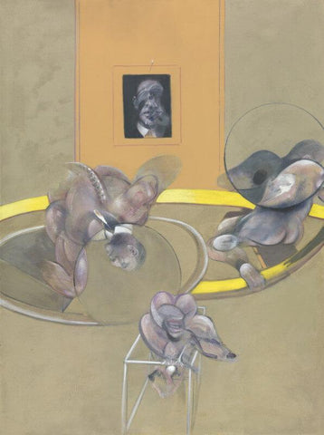 Three Figures And Portrait by Francis Bacon