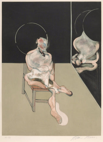 Seated Figure - Canvas Prints by Francis Bacon