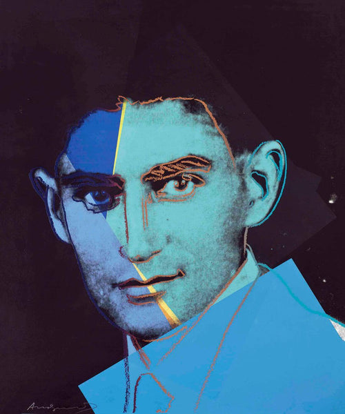 Franz Kafka - Ten Portraits of Jews of the Twentieth Century - Andy Warhol - Pop Art Print - Canvas Prints