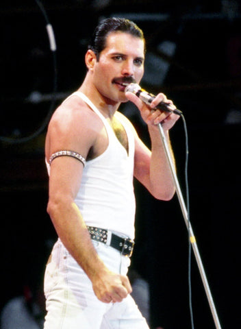 Freddie Mercury Live-Aid Concert Poster - Art Prints