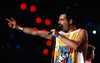Freddie Mercury Live In Concert Poster - Framed Prints