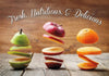 Fresh Nutritious Delicious - Canvas Prints