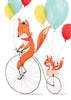 Friendly Foxes - Canvas Prints
