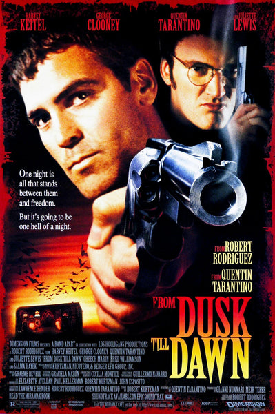 From Dusk Till Dawn - George Clooney - Robert Rodriguez Hollywood Movie Poster - Life Size Posters