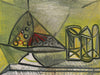 Fruit Bowl And Glasses (Compotier Et Verres)- Picasso Still Life Painting - Art Prints