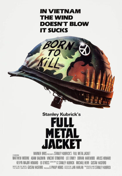 Full Metal Jacket - Stanley Kubrick Directed Hollywood Vietnam War Classic Movie - Posters