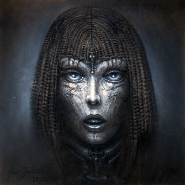 Fur Judith -  H R Giger -  Sci Fi Futuristic Portrait Painting - Canvas Prints