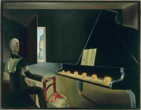 Six Appearances Of Lenin On A Piano - Large Art Prints by Salvador Dali