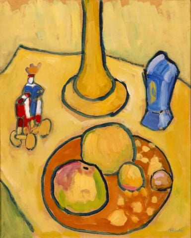 Yellow Still Life,1909 by Gabriele Munter