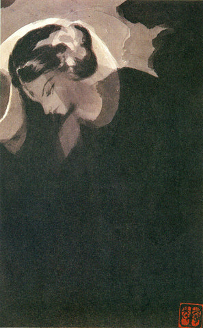 Gaganendranath Tagore - Fairy In The Moonlight - Canvas Prints