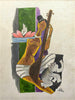 Gaja Saraswati - Maqbool Fida Husain - Canvas Prints