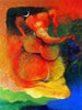Ganapati Contemporary Abstract Ganesha Painting - Canvas Prints