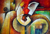 Ganapati Contemporary Ganesha Abstract Art Painting - Life Size Posters