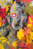 Ganapati Modern Art Ganesha Painting - Canvas Prints