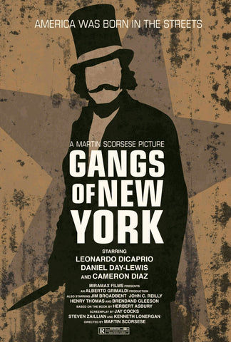 Gangs Of New York - Di Caprio Daniel Day-Lewis - Martin Scorcese Collection - Hollywood Movie Poster by Tim
