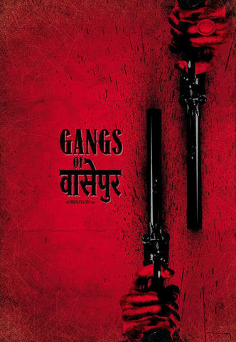 Gangs Of Wasseypur - Bollywood Cult Classic Hindi Movie Graphic Poster - Posters by Tallenge Store