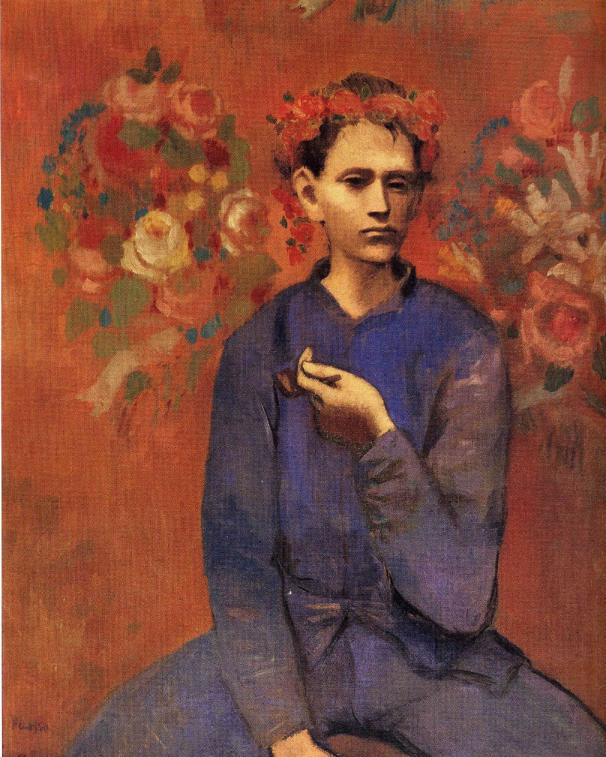 Garçon À La Pipe - Canvas Prints by Pablo Picasso | Buy Posters